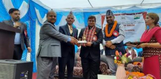 Diplomat hands over school built with Indian assistance in Kathmandu