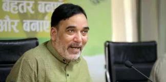 Environment Minister Gopal Rai