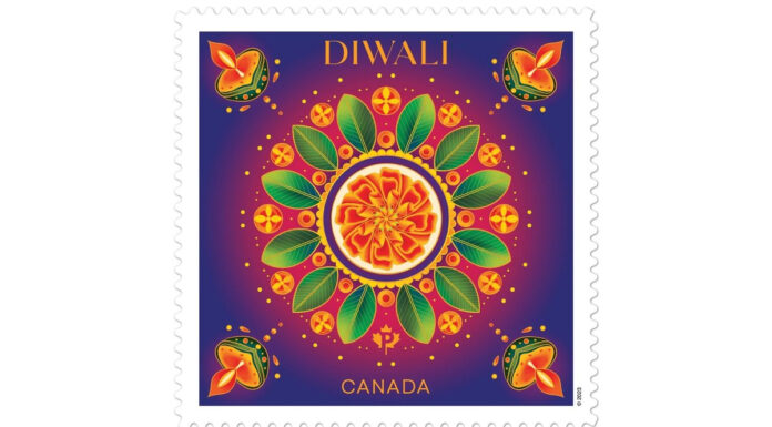 Canada Post releases new stamp to mark arrival of Diwali Canada Post