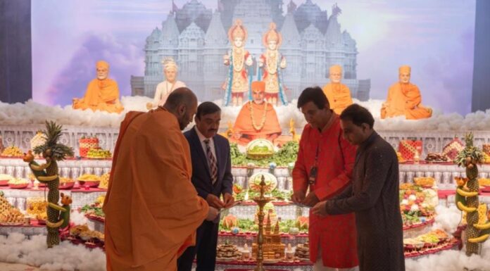Joyous Diwali Celebration at Swaminarayan Mandir Swaminarayan Mandir