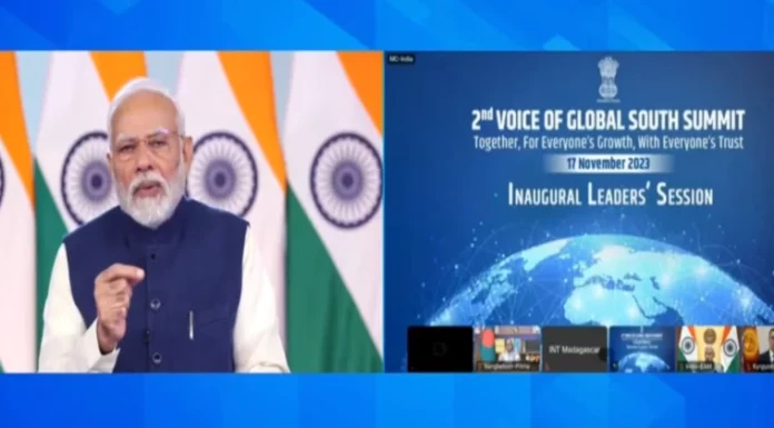 “Global South always existed geographically, but getting voice for first time”: PM Modi Global South