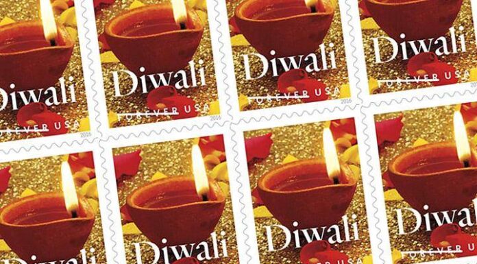 United States Postal Service offers a Diwali stamp Diwali Stamp