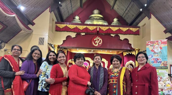 (left to right): Maheshwari Vyas, Nikita, Pallavi, Anuradha, Soni Singh, Sunita Japra, Veena Birla, and Poonam Arora