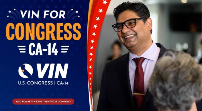 Vinay Kruttiventi for Congress shares his commitment to build better communities Vinay Kruttiventi for Congress