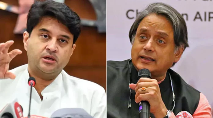 “Pity, since switching sides you have…”: Tharoor fires fresh salvo at Scindia amid flight chaos Scindia