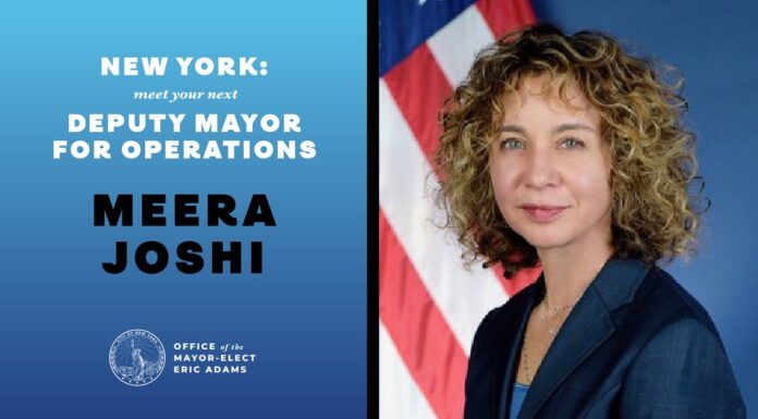 Indian-American Meera Joshi named to serve on NYC’s MTA Board Meera Joshi