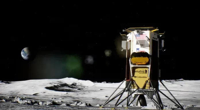 Intuitive Machines-1 Commercial Lander Landed On Moon Intuitive Machines-1