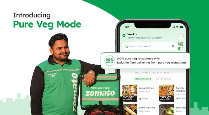 Zomato says its new ‘Pure Veg Fleet’ will continue to wear red instead of green as originally announced Zomato