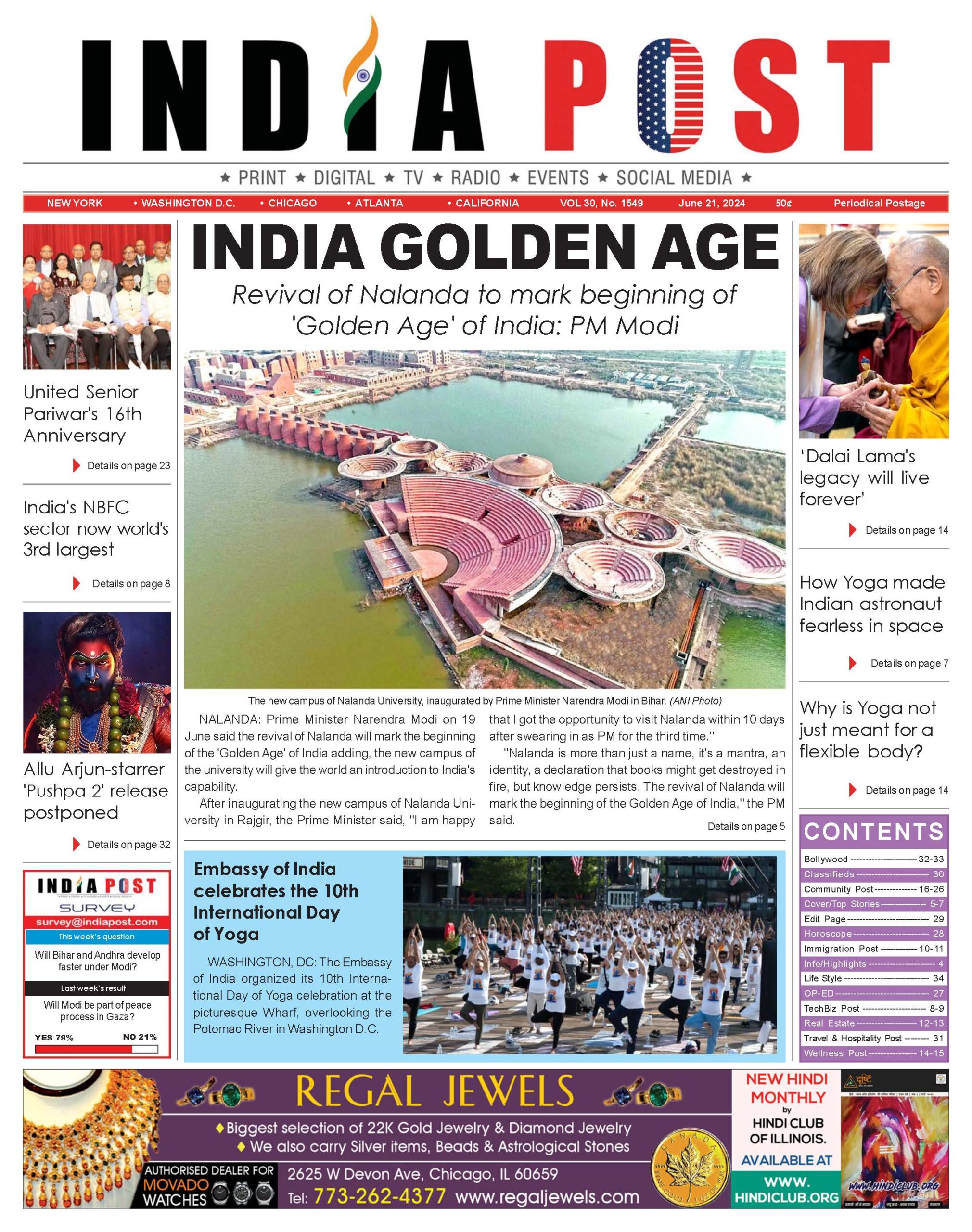 Indiapost Epaper June 21st 2024