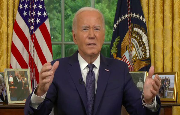 “In America, we resolve differences at ballot box, not with bullets”: Biden in Oval Office address after Trump assassination attempt