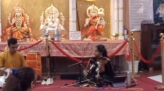 Accompanist Srivatsan Mukunthraj