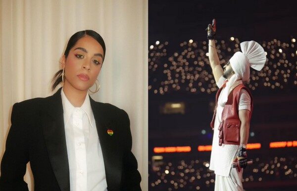 Lilly Singh grooves to Diljit Dosanjh’s electrifying performance at Dil-Luminati Tour in Toronto Lilly Singh