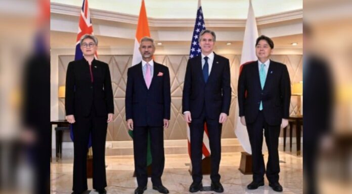 Quad foreign ministers condemn ongoing attacks perpetrated by Houthis in Red Sea QUAD