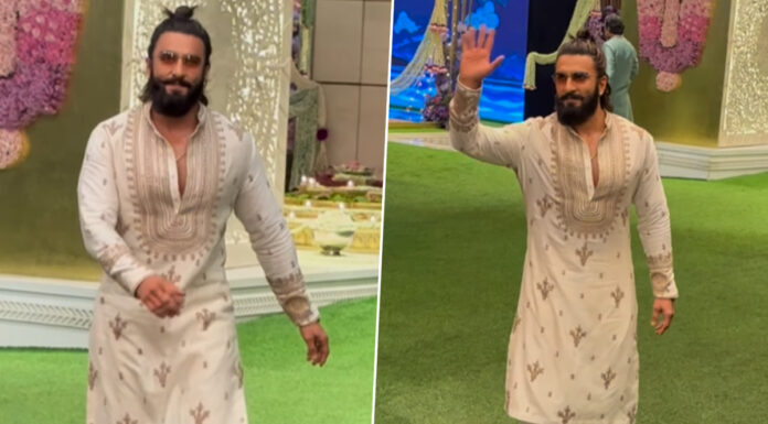 Ranveer Singh makes fashionable statement at Anant-Radhika’s special puja ceremony Ranveer Singh