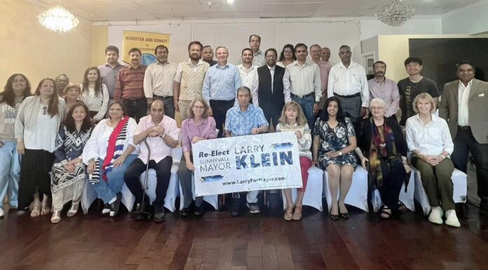 Americans4Hindus endorses Sunnyvale Mayor Larry Klein reelection campaign Larry Klein