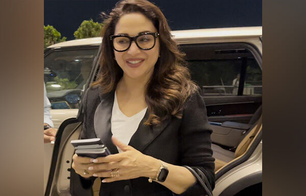 Airport spotting: Madhuri Dixit opts for boss lady look Madhuri Dixit