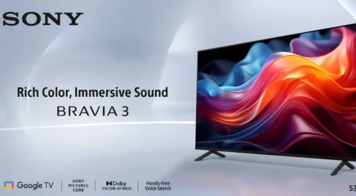 Sony India Introduces BRAVIA 3 Television Series with Rich Color and Immersive Sound Bravia