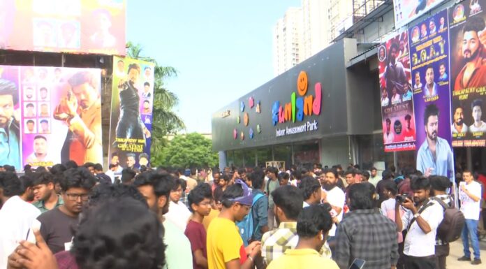 Fans celebrate release of Thalapathy Vijay starrer ‘GOAT’; dance, pour milk on posters Thalapathy Vijay