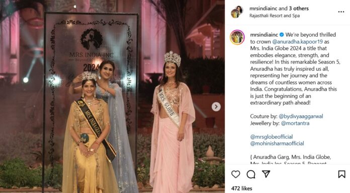 Mrs. India Globe 2024