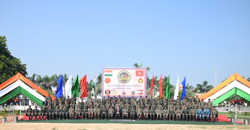 India-Vietnam Joint military exercise Vinbax 2024 commences at Ambala ...