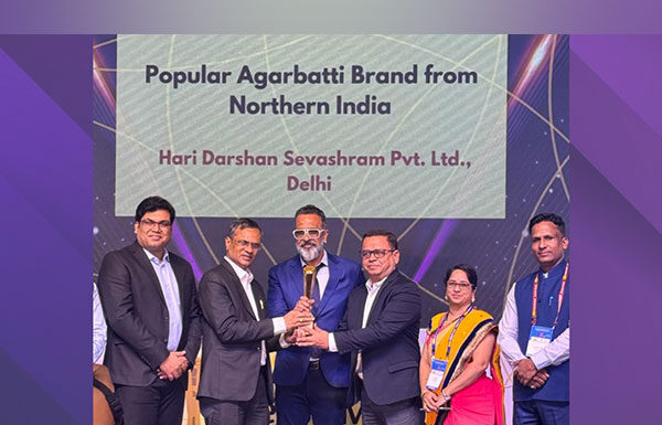 Hari Darshan Wins Prestigious Award for Best Incense Brand in Northern India Hari Darshan