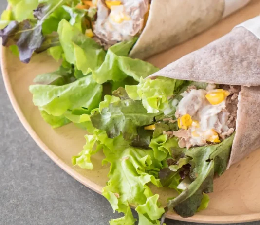 Jawar Roti Veggie Wrap