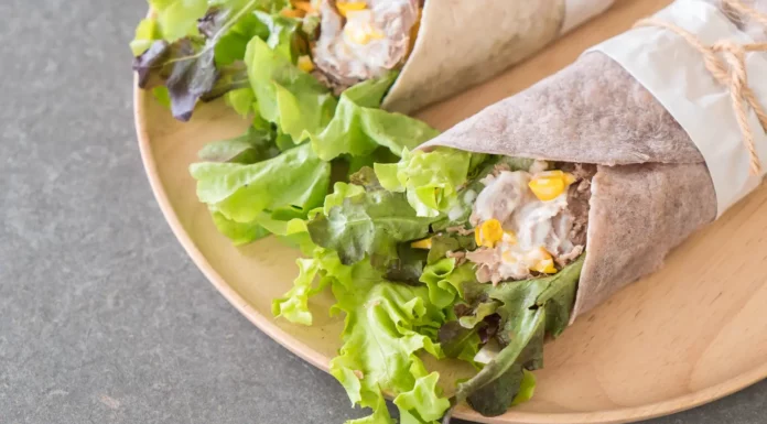 Jawar Roti Veggie Wrap