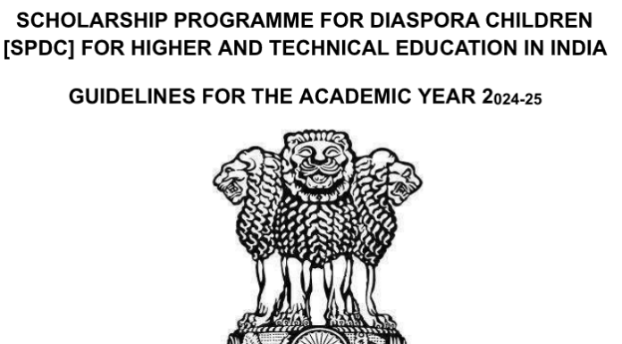 Scholarship Programme for Diaspora Children (SPDC) Scholarship Program for Diaspora Children (SPDC)