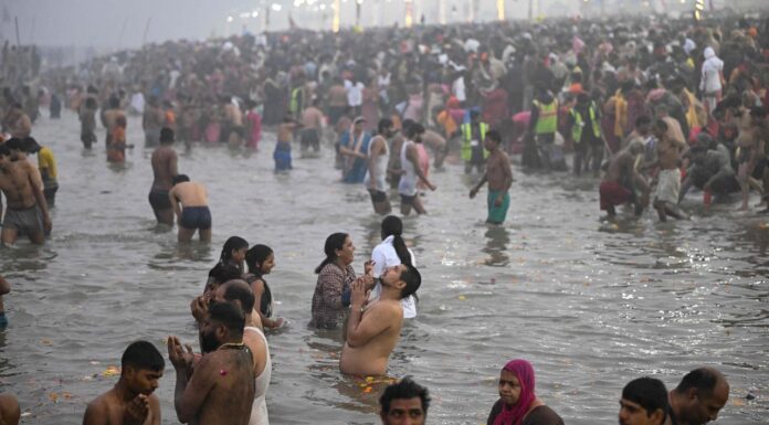 10 million devotees take dip in Sangam on 1st Amrit Snan of Maha Kumbh Maha Kumbh