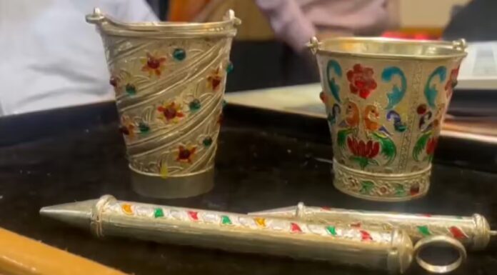 UP: Lucknow shop sells silver pichkari worth Rs 1 lakh for Holi Silver Pichkari