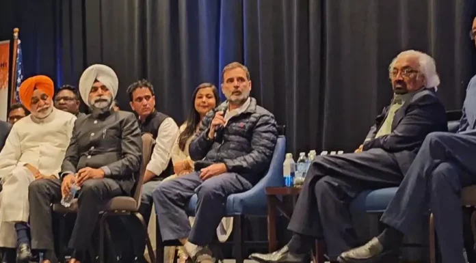 “Election Commission is ‘compromised’,” – Rahul Gandhi at diaspora meet in Boston Rahul Gandhi