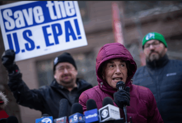 Protest to support fired EPA workers 2025