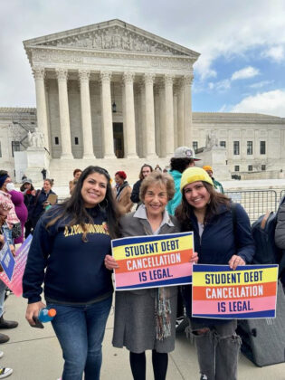 Student loan forgiveness protest 2023