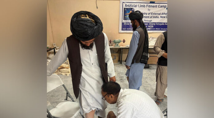 India hosts ‘Jaipur Foot’ camp in Kabul to aid Afghan amputees Kabul