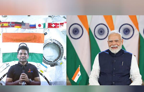PM Modi interacts with Group Captain Shukla, first Indian to reach International Space Station Shukla