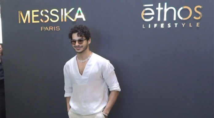 Ishaan Khatter serves style at Messika boutique launch in Delhi Messika