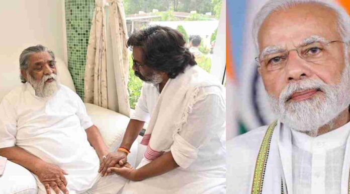 “Pained by his passing away”: PM Modi mourns demise of former Jharkhand CM Shibu Soren Shibu Soren