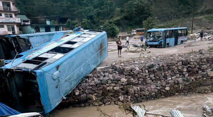 “Pray to God for safety of all”: Uttarakhand CM Dhami after 10 missing in Chamoli cloudburst Chamoli