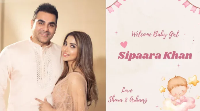 Arbaaz Khan, wife Sshura Khan welcome baby girl, name her Sipaara Arbaaz Khan