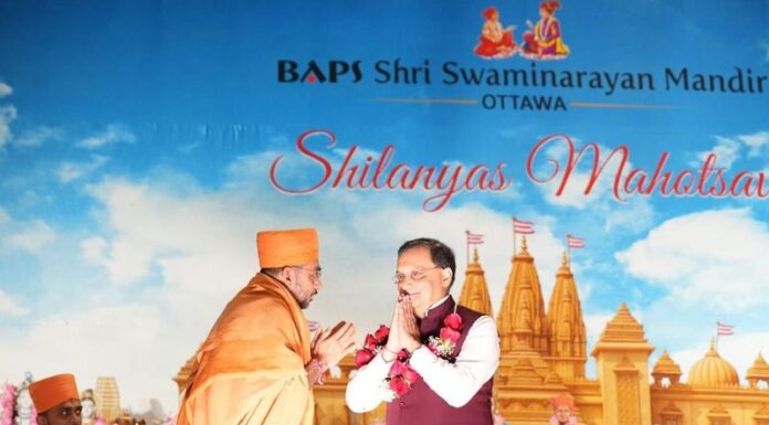 Hindu temple in Canada