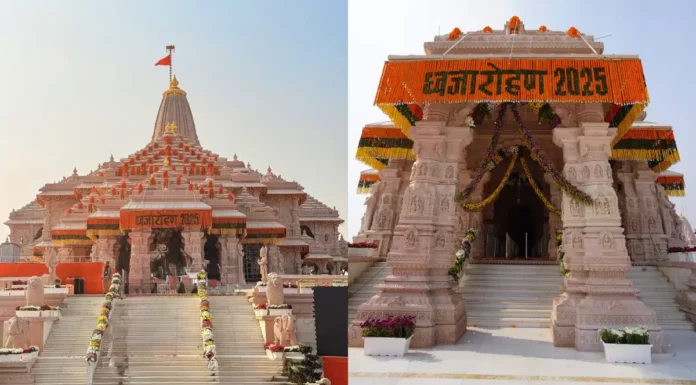 PM Modi holds roadshow ahead of flag-hoisting ceremony at Ayodhya Ram Temple Ayodhya