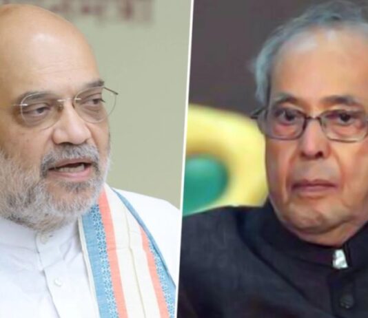 Amit Shah pays tribute to former President Pranab Mukherjee on his birth anniversary Pranab Mukherjee
