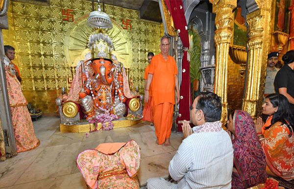 Rajasthan CM Bhajanlal Sharma to attend Pravasi Rajasthani Day celebrations after offering prayers at Moti Dungri Ganesh Temple in Jaipur Rajasthan