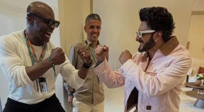 At Abu Dhabi Grand Prix 2025, Terry Crews congratulates Ranveer Singh on ‘Dhurandhar’ Ranveer Singh