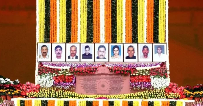 security personnel killed in 2001 Parliament attack 2001 Parliament attack