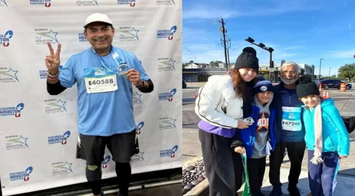 Prominent Community Leaders complete Houston Marathon: Different journeys, shared purpose to support Sewa SEWA