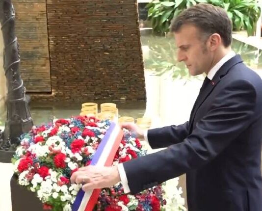 French President Macron pays tribute to victims of 2008 Mumbai terror attacks Macron