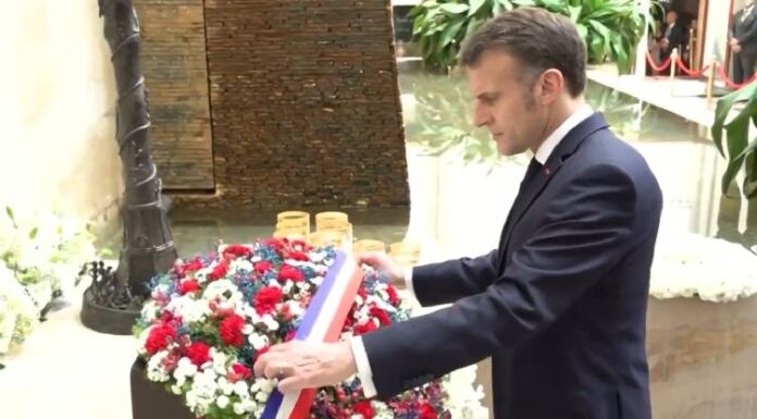 French President Macron pays tribute to victims of 2008 Mumbai terror attacks Macron