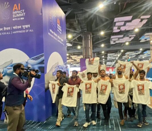 “Characterless, brainless..”: BJP slams Youth Congress’ ‘shirtless’ protest stunt at AI Summit AI Summit