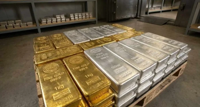 Gold and silver Gold and silver